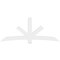 Ekena Millwork Alberta Architectural Grade PVC Gable Bracket, 96"W x 40"H x 4"D x 6"F, 10/12 Pitch GBP096X40X0406ALB00 - alternate 5